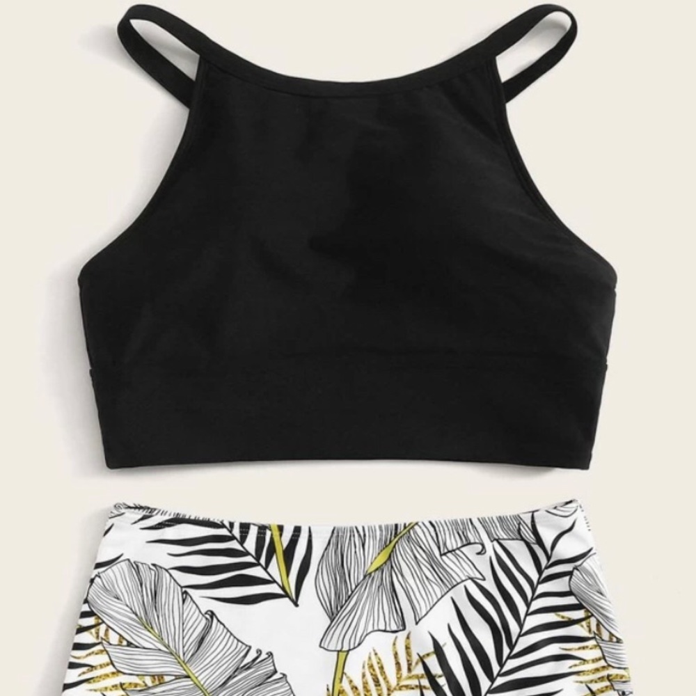 High waist bikini set